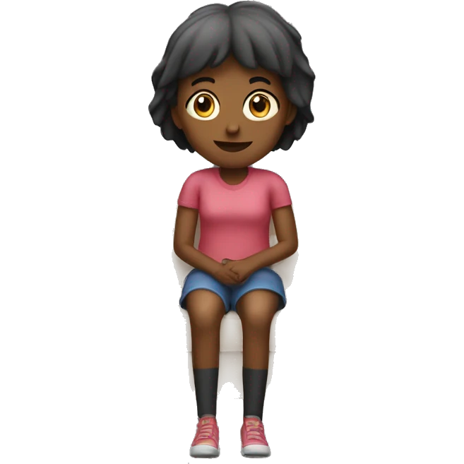 A girl on a sofa emoji