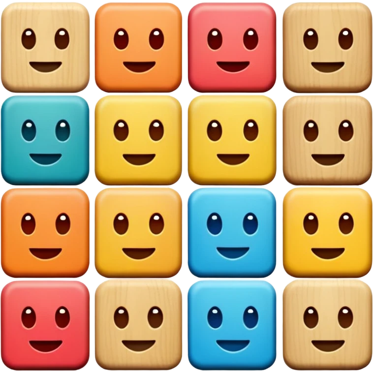 6 and 7 blocks emoji