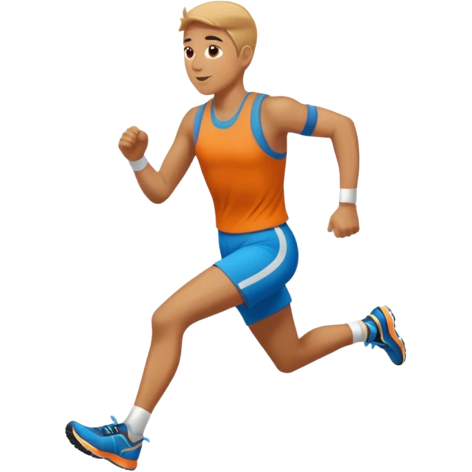 Treino de corrida emoji