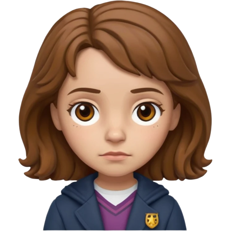 hermioni tired face funko pop style cute emoji