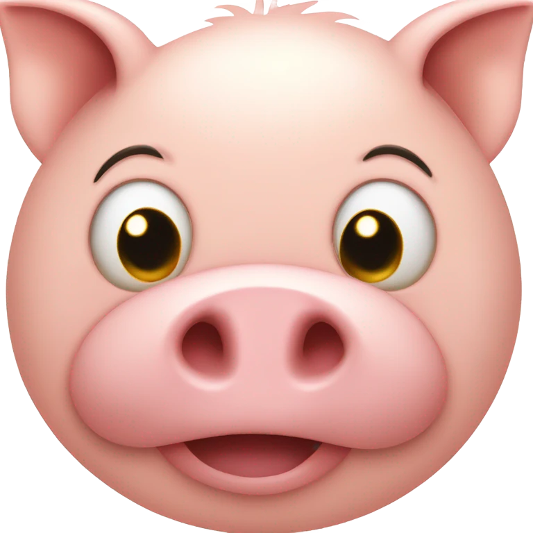 golden pig face emoji