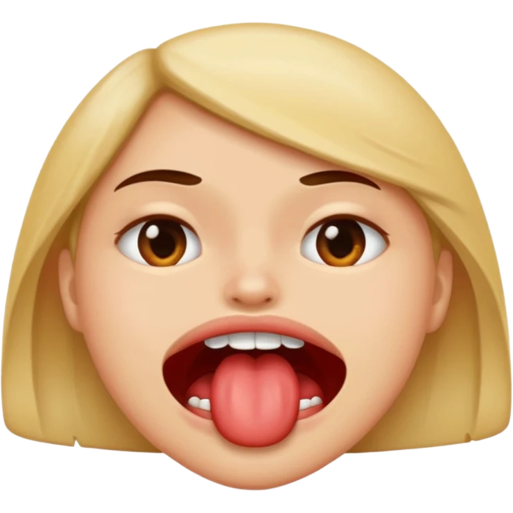 Lip biting emoji emoji