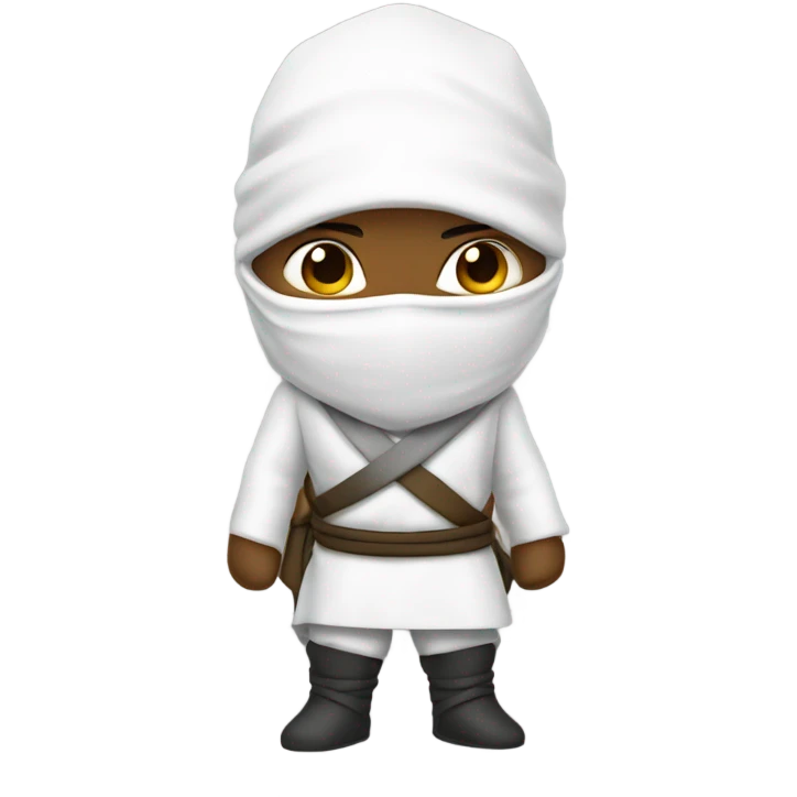 White ninja emoji