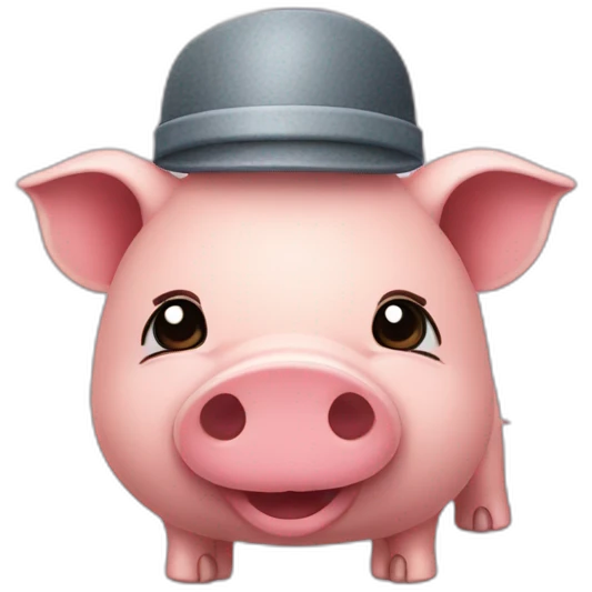 cochon avec une kippa emoji