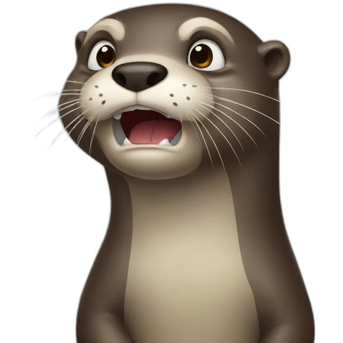 otter angry emoji