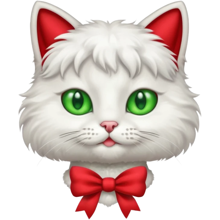 Make my a cat with a bow in the neck emoji