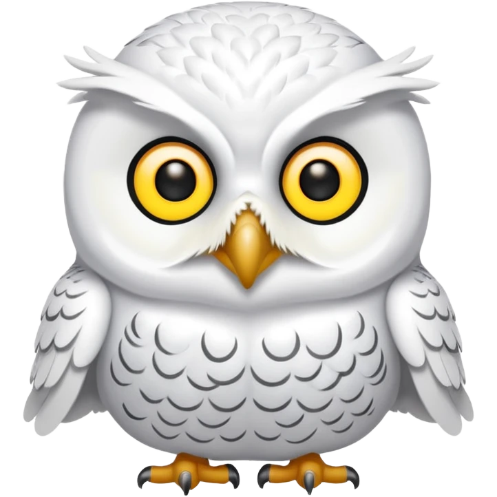 una civetta delle nevi emoji