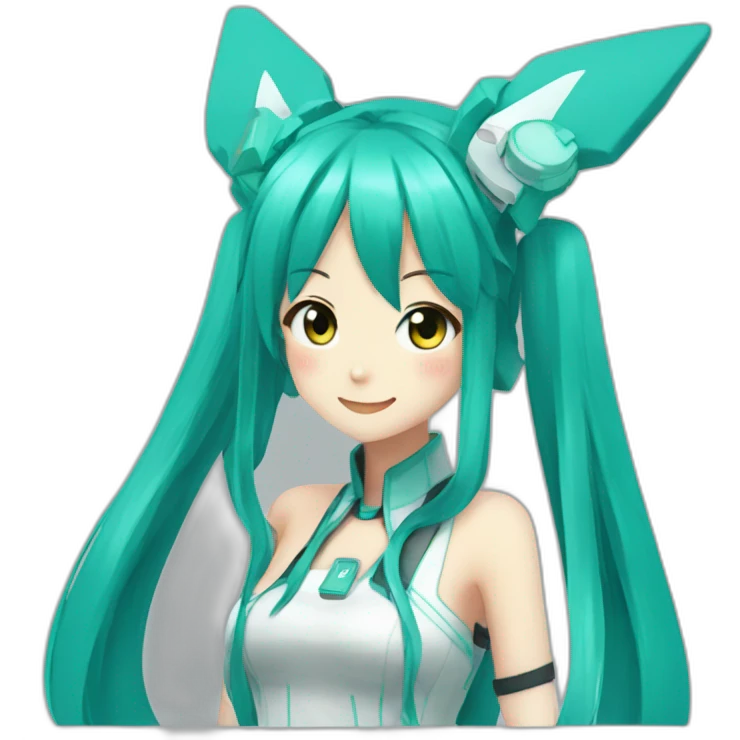 miku Hatsune emoji
