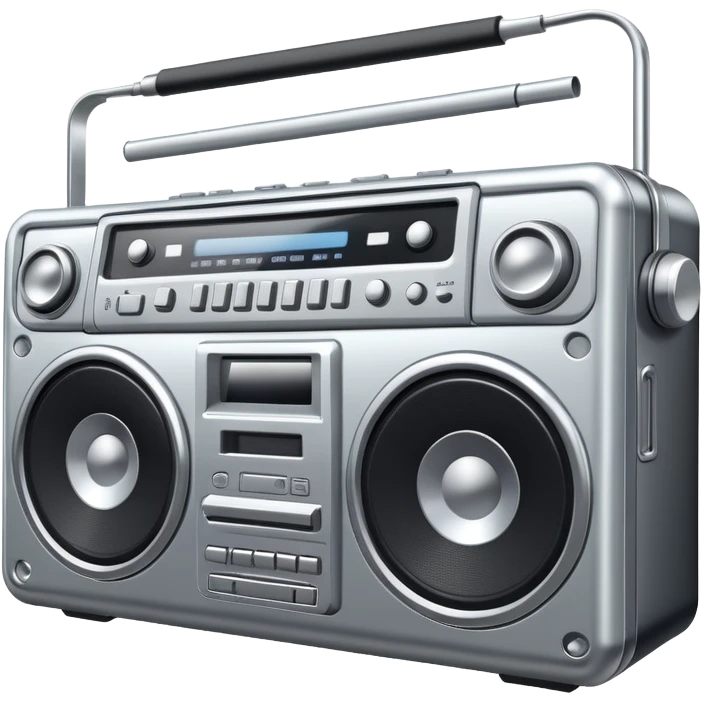 create a boom box ios style emoji emoji