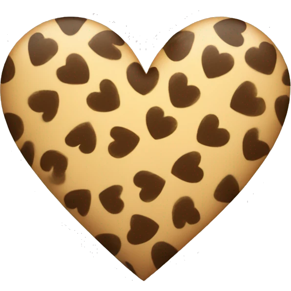 lepord print heart  emoji