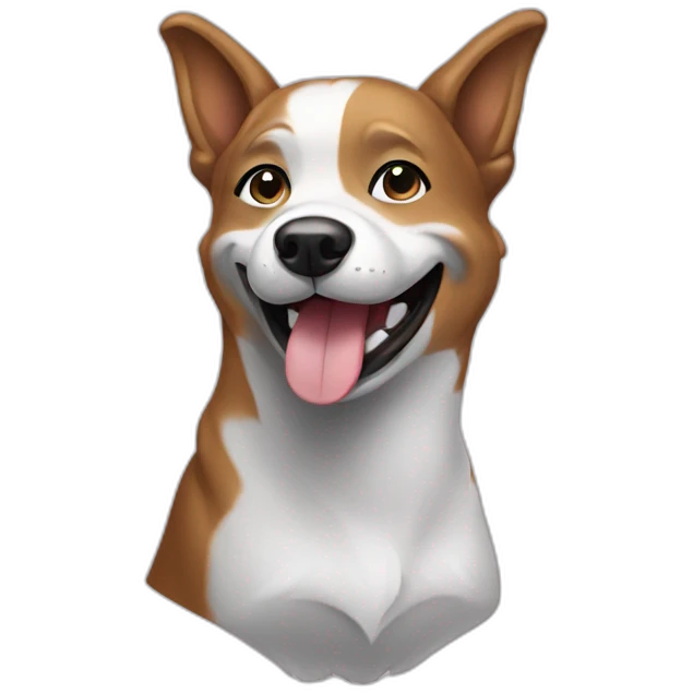 Happy dog community manager  emoji