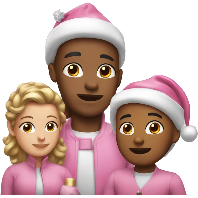 Pink Christmas  emoji