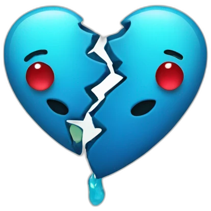 broken kidney like a broken heart emoji