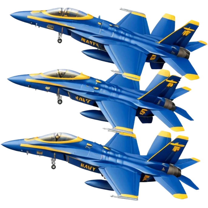 four US Navy Blue Angels f/a-18s performing diamond formation maneuver emoji
