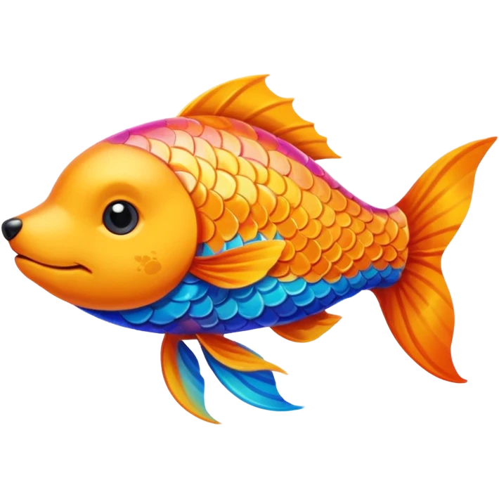 un chien poisson emoji
