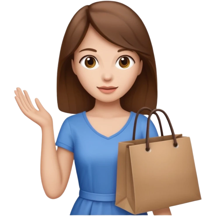 Shopping Bag carrying woman emoji