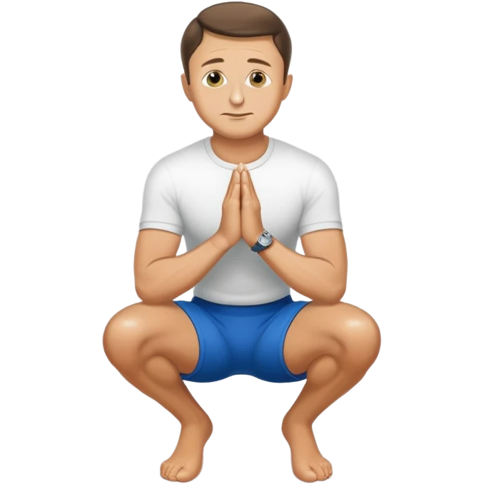 Зеленский на коленях emoji