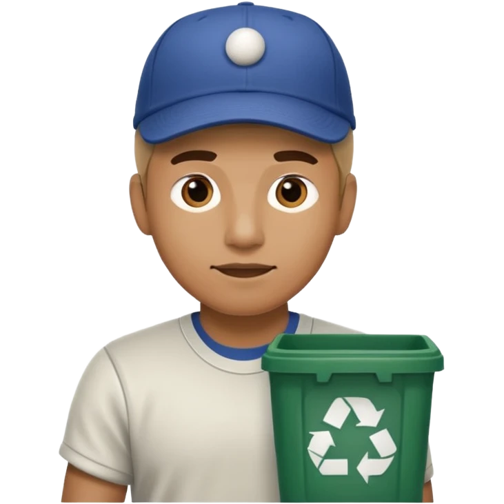 man taking out the trash emoji