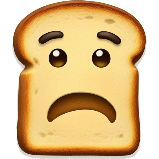 toast sad emoji
