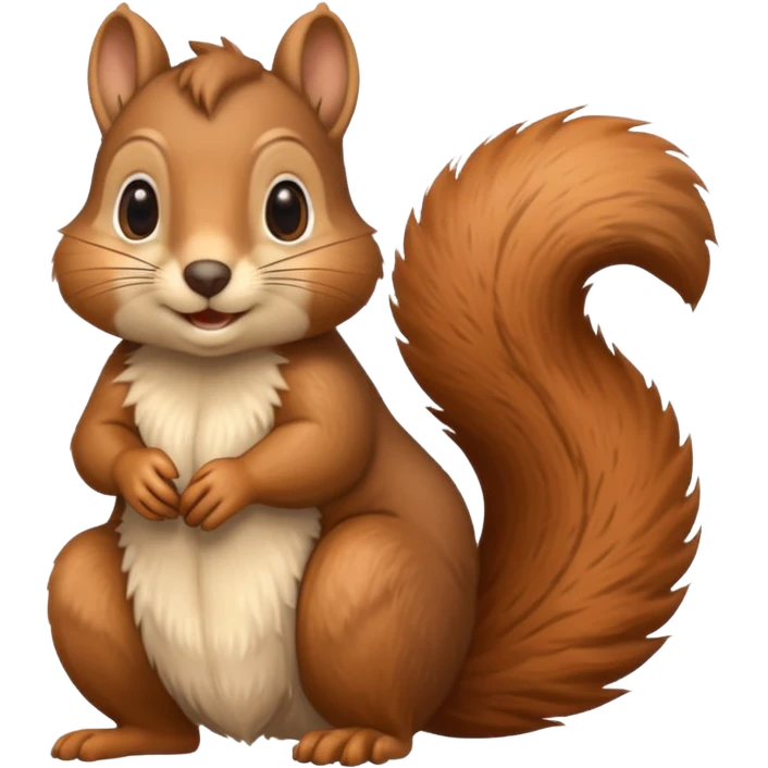 Squirral, half body emoji