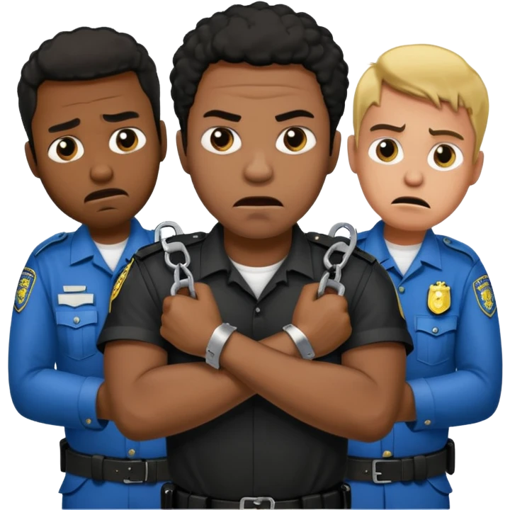 Nigga getting arrested emoji