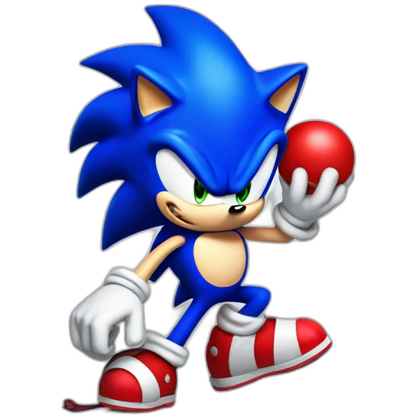 sonic the hedgehog strangling mario emoji
