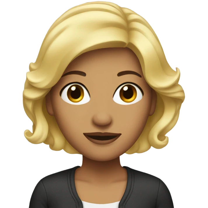 Adrienne Blonde emoji