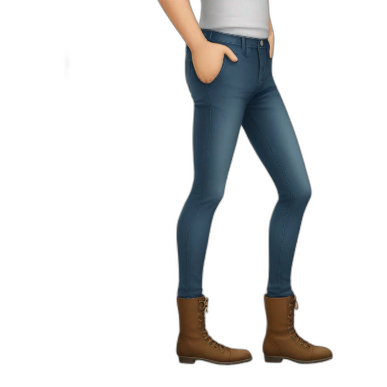 a long leg emoji