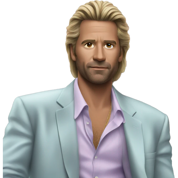 Guy in Miami vice  emoji