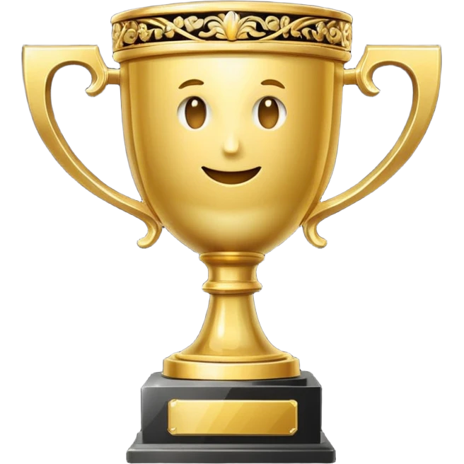gold trophy emoji