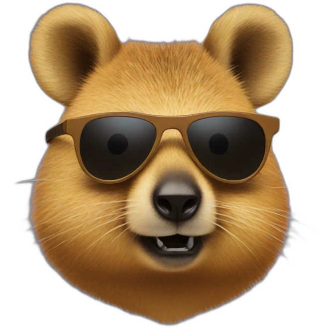 quokka with sunglasses emoji