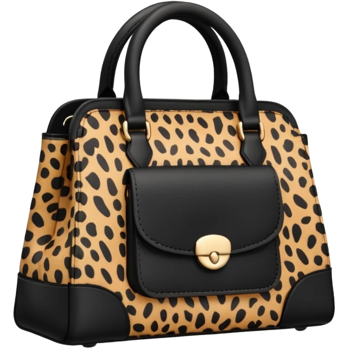 leopard print bag emoji