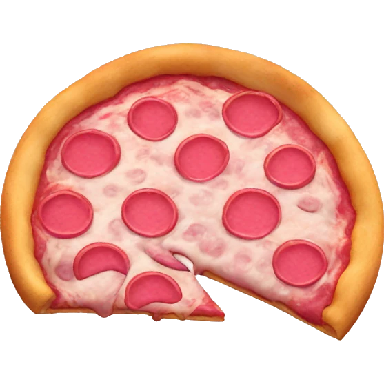 Pink pizza emoji