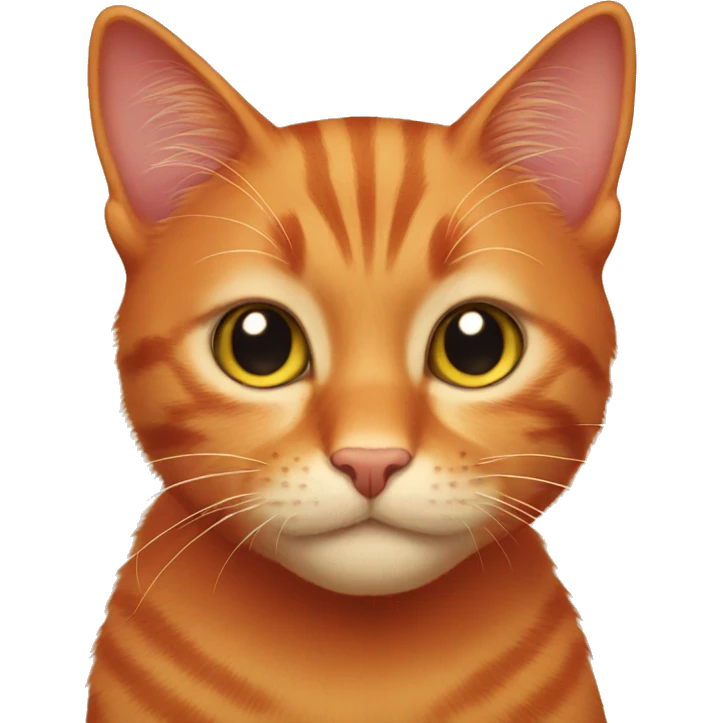 red cat emoji