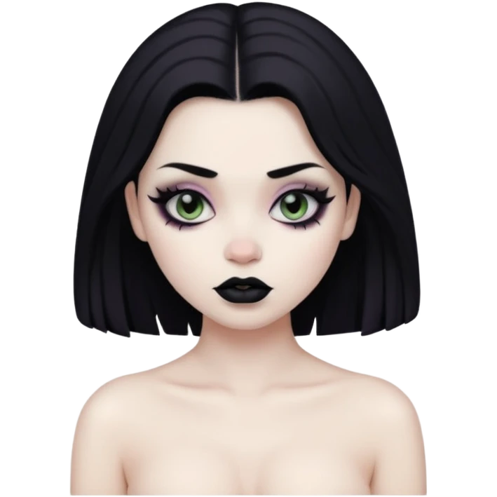 big boobies goth girl with boobies out emoji