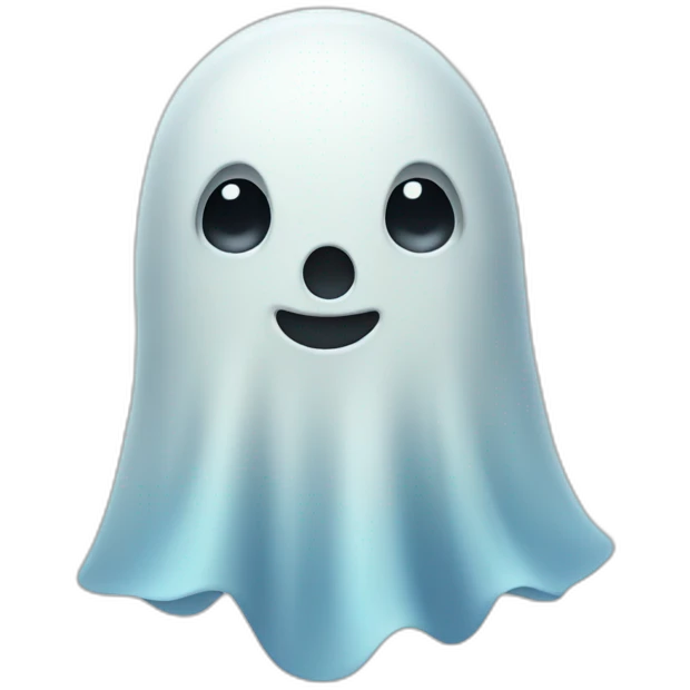 Cute ghost emoji