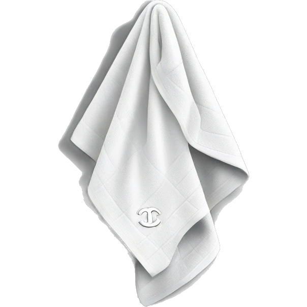 Chanel Towel white emoji