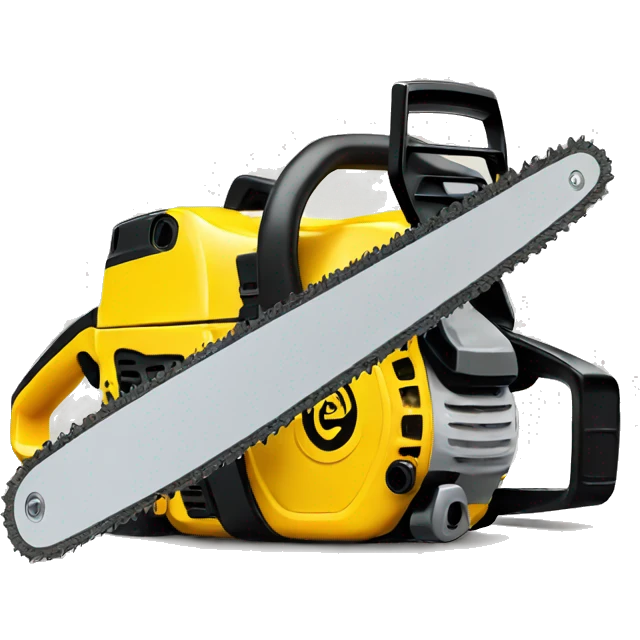 yellow toy chainsaw emoji