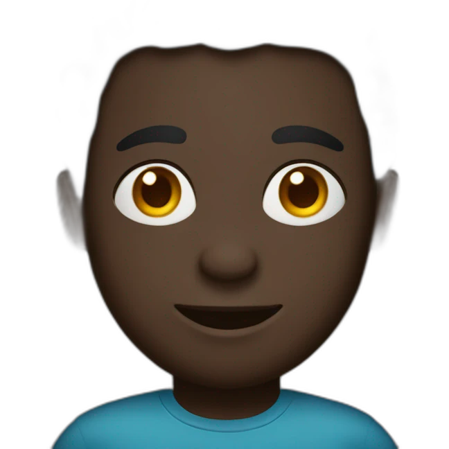 Black skin single turk male emoji