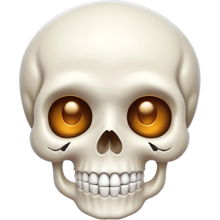 Cute skull emoji