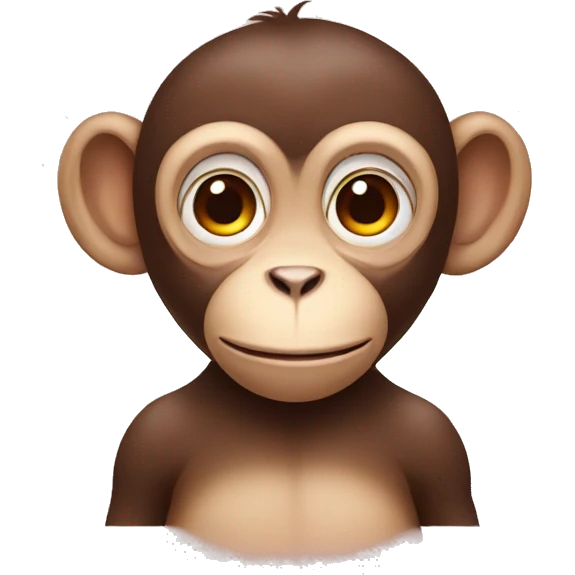monkey with dreamy eyes emoji