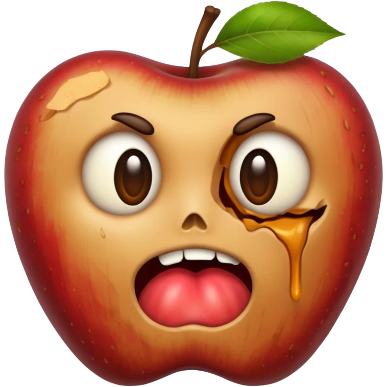 Rotten Apple emoji