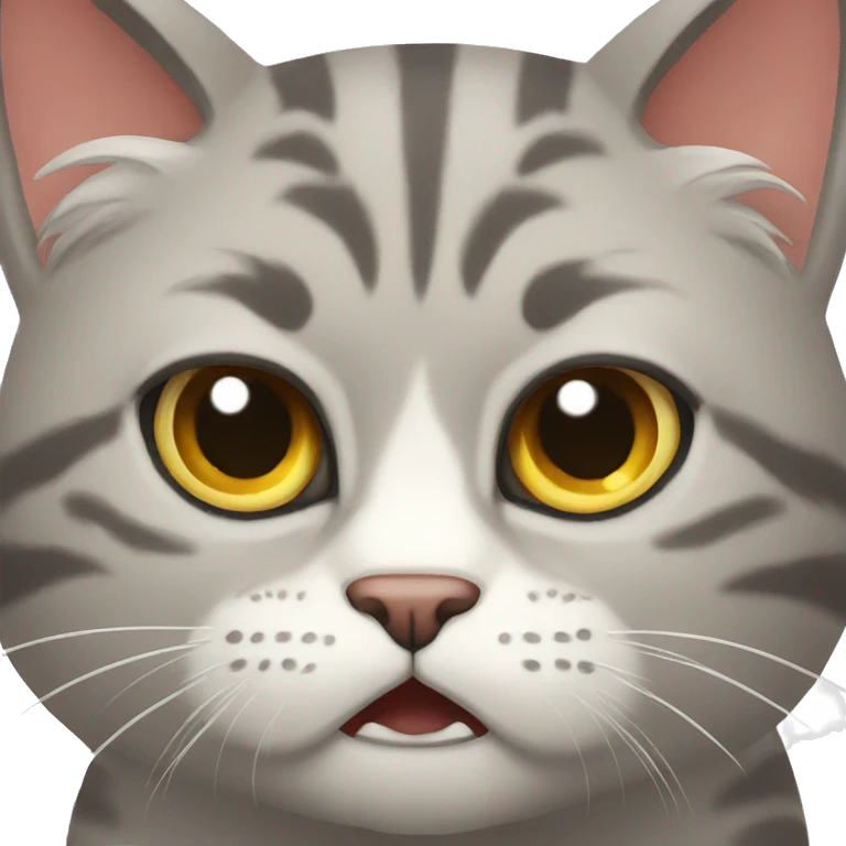 Angry cat emoji