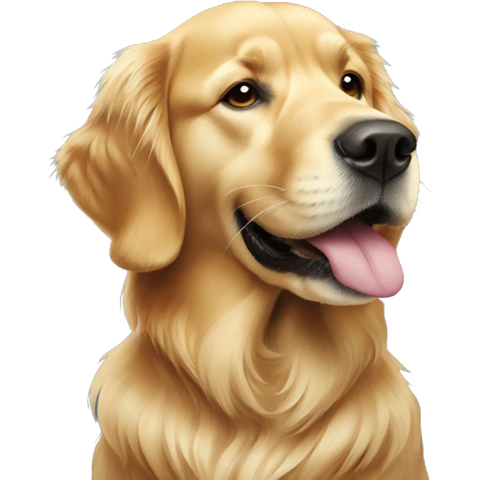 golden retriever smoking a vape  emoji