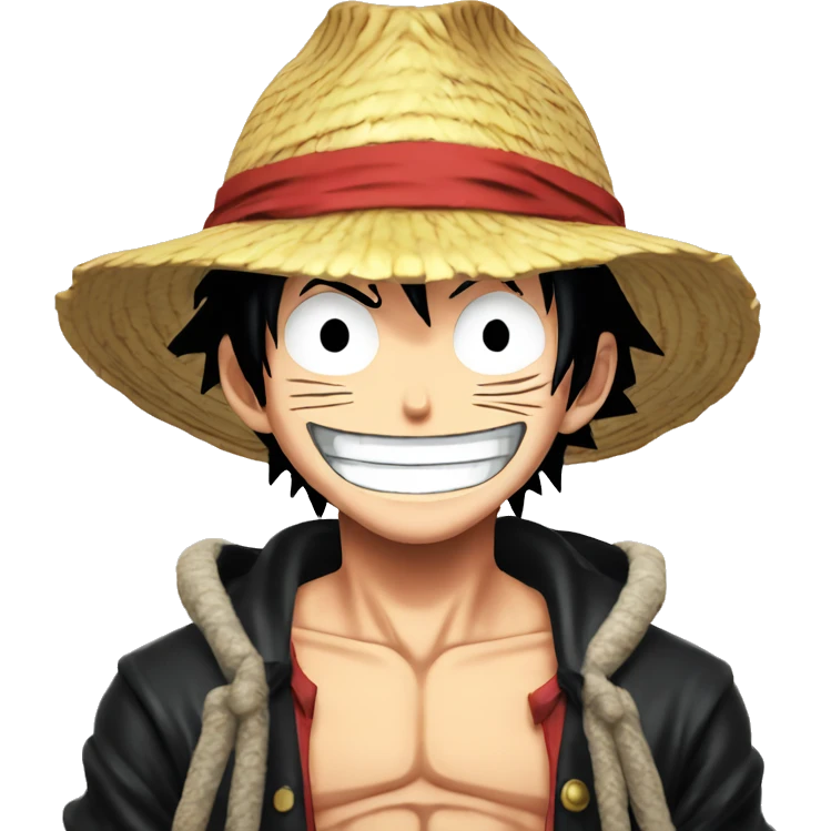 luffy de one piece qui dis chute emoji