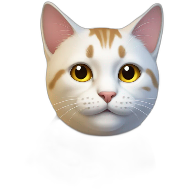 cat feels hot emoji