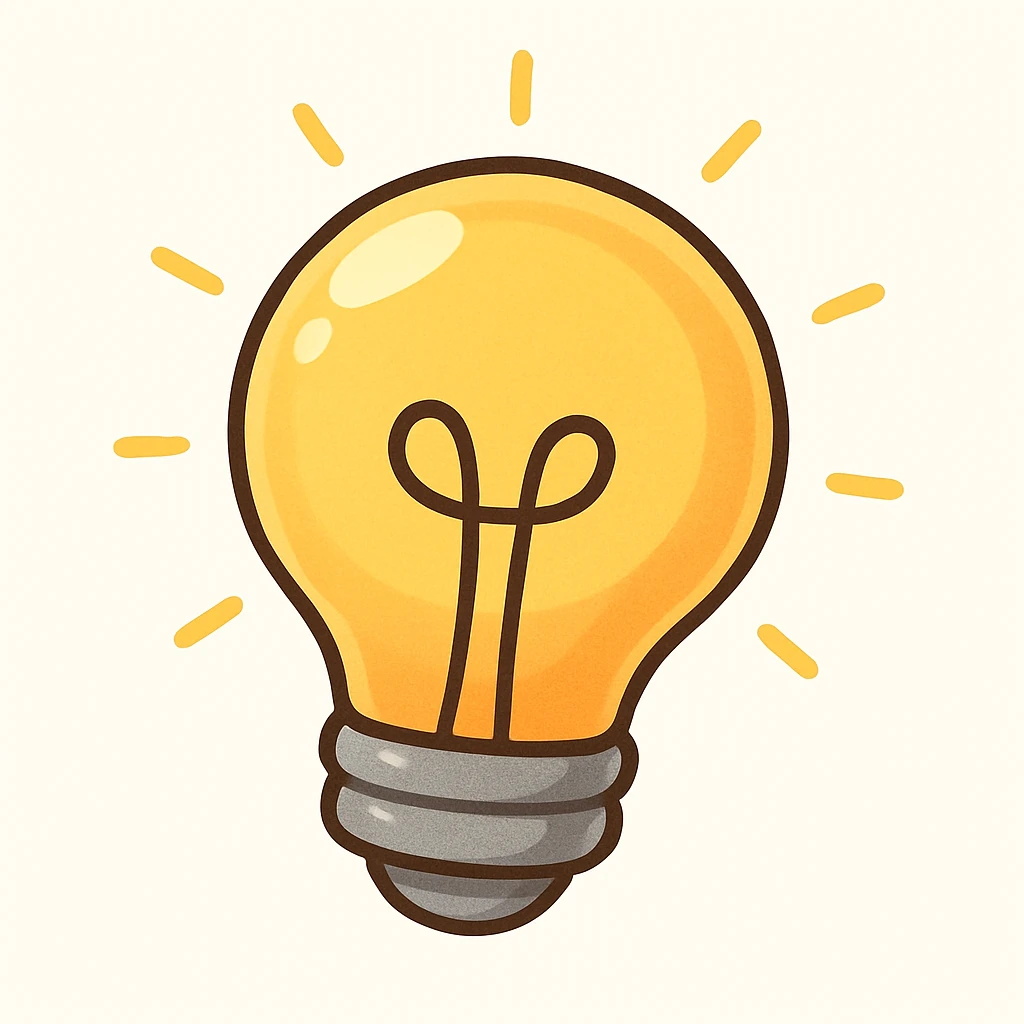 lightbulb emoji