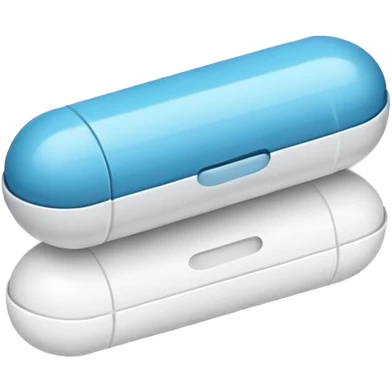 pill capsule, simple emoji style emoji