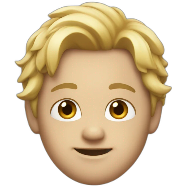 A rubber emoji