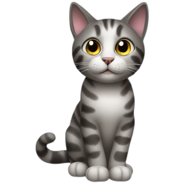 Cat with pen emoji